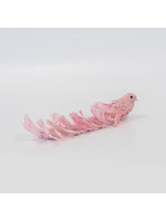 ΠΟΥΛΙ, ΡΟΖ, ΜΕ ΠΟΥΠΟΥΛΑ, GLITTER ΚΑΙ ΠΕΤΡΑΔΙΑ, ΜΕ ΜΕΓΑΛΗ ΟΥΡΑ, 35x6x7cm