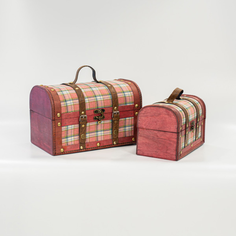 ΥΦΑΣΜΑΤΙΝΗ ΒΑΛΙΤΣΑ, ΡΟΖ ΚΑΡΟ, ΣΕΤ 2 ΤΜΧ, 30x18x19cm ΚΑΙ 24x13x15,3cm