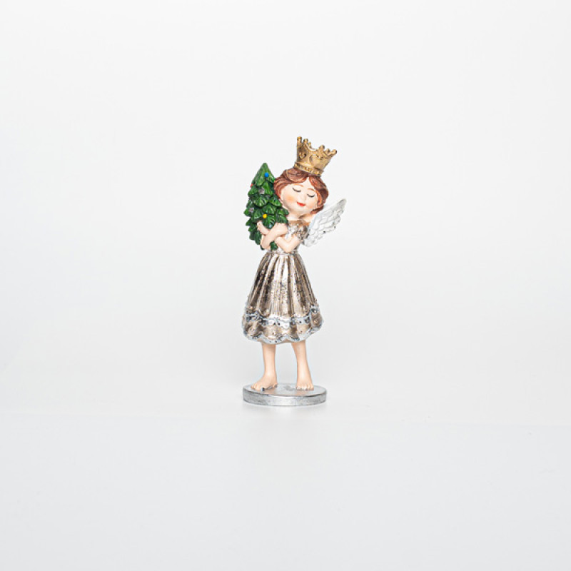 ΑΓΓΕΛΑΚΙ ΠΟΛΥΡΕΖΙΝ, ΜΕ ΔΕΝΤΡΑΚΙ, 2 ΣΧΕΔΙΑ, 4x4x11,50cm