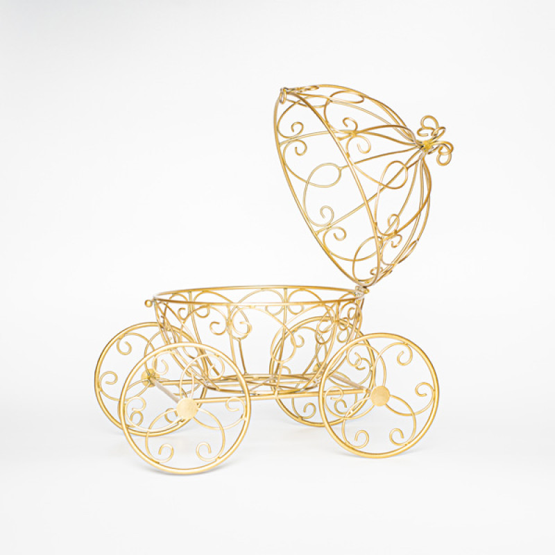 ΑΜΑΞΑ, ΜΕΤΑΛΛΙΚΗ, ΧΡΥΣΗ 30,5x29x21