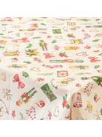 ΤΡΑΠΕΖΟΜΑΝΤΗΛΟ ΜΕ ΦΙΟΓΚΟΥΣ ΚΑΙ ΚΑΡΥΟΘΡΑΥΣΤΕΣ 140x180cm