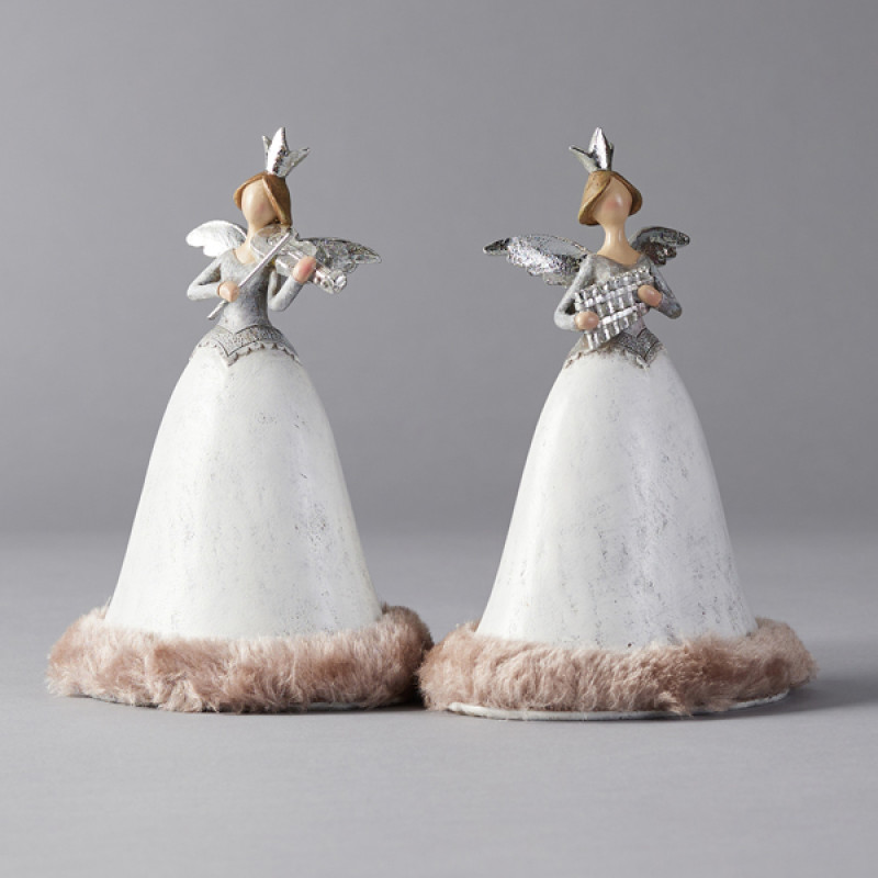 ΠΟΛΥΡΕΖΙΝ ΓΚΡΙ ΑΓΓΕΛΑΚΙ, 2 ΣΧΕΔΙΑ, 11,50x8,5x18cm