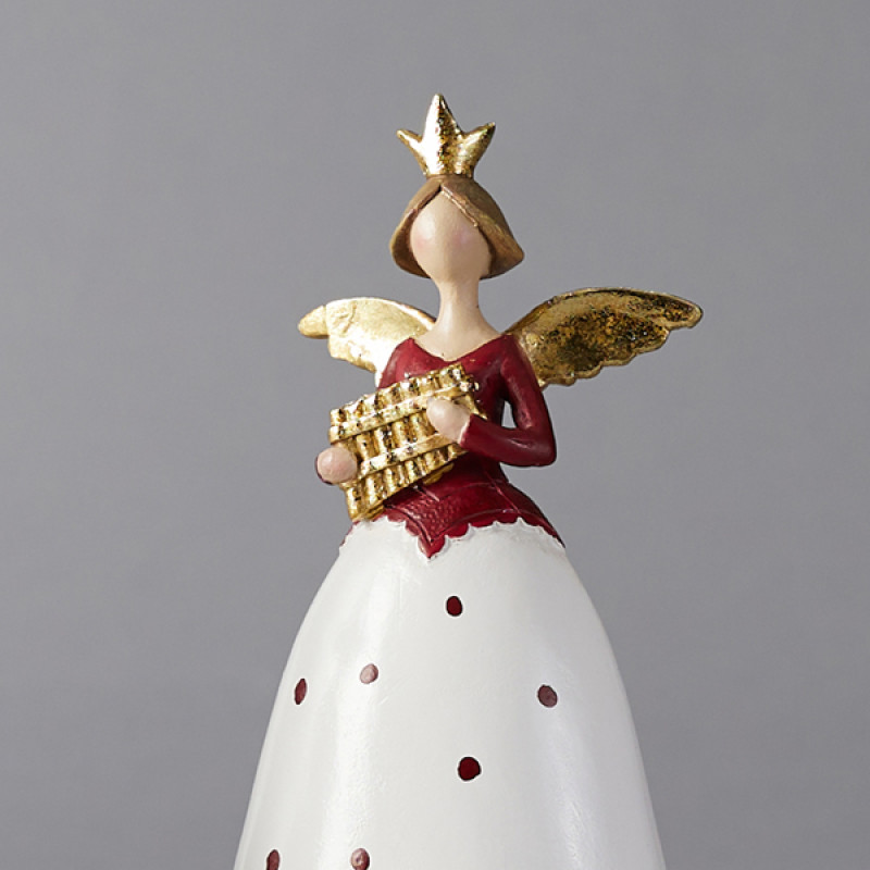 ΠΟΛΥΡΕΖΙΝ ΚΟΚΚΙΝΟ ΑΓΓΕΛΑΚΙ, 2 ΣΧΕΔΙΑ, 11,50x8,5x18cm