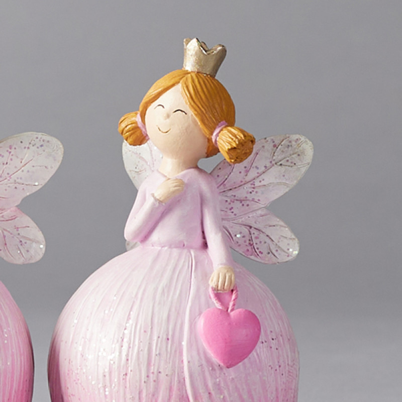 ΝΕΡΑΙΔΑ ΠΟΛΥΡΕΖΙΝ ΜΩΒ, 2 ΣΧΕΔΙΑ, 7,5x6x12cm