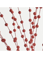 ΚΛΑΔΙ, ΚΟΚΚΙΝΟ, ΜΕ ΓΚΛΙΤΕΡ ΠΕΡΛΕΣ, 150cm