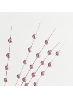 ΚΛΑΔΙ, ΡΟΖ, ΜΕ ΓΚΛΙΤΕΡ ΠΕΡΛΕΣ, 150cm