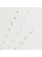 ΚΛΑΔΙ, ΛΕΥΚΟ, ΜΕ ΓΚΛΙΤΕΡ ΠΕΡΛΕΣ, 150cm