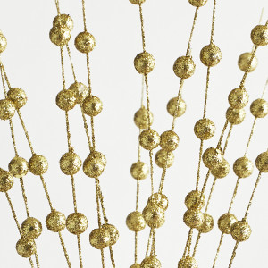 ΚΛΑΔΙ, ΧΡΥΣΟ, ΜΕ ΓΚΛΙΤΕΡ ΠΕΡΛΕΣ, 150cm