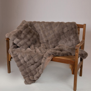 ΓΟΥΝΙΝΗ ΔΙΑΚΟΣΜΗΤΙΚΗ ΚΟΥΒΕΡΤΑ ΚΑΝΑΠΕ, ΜΑΛΑΚΗ, ΓΚΡΙ, 140x160cm