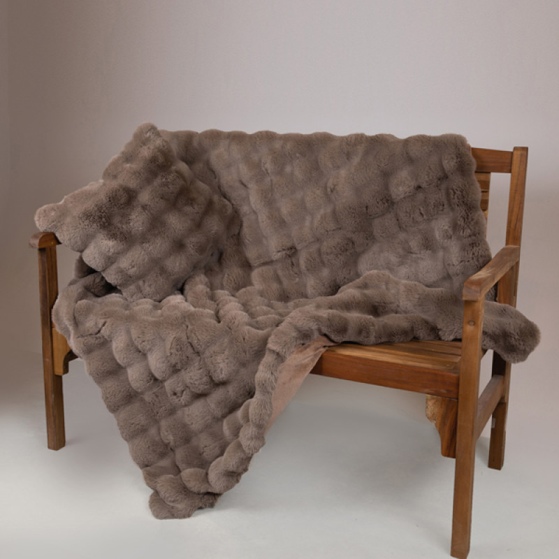 ΓΟΥΝΙΝΗ ΔΙΑΚΟΣΜΗΤΙΚΗ ΚΟΥΒΕΡΤΑ ΚΑΝΑΠΕ, ΜΑΛΑΚΗ, ΓΚΡΙ, 140x160cm