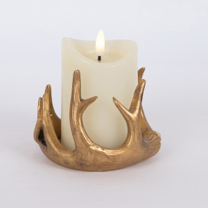 ΔΙΑΚΟΣΜΗΤΙΚΟ ΚΗΡΟΠΗΓΙΟ ΜΕ ΧΡΥΣΑ ΚΕΡΑΤΑ, 9.5x12cm