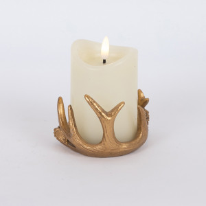 ΔΙΑΚΟΣΜΗΤΙΚΟ ΚΗΡΟΠΗΓΙΟ ΜΕ ΧΡΥΣΑ ΚΕΡΑΤΑ, 7x10cm