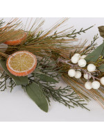 ΚΛΑΔΑ ΜΕ ΠΟΡΤΟΚΑΛΙ ΚΑΙ ΛΕΥΚΑ ΔΙΑΚΟΣΜΗΤΙΚΑ, 153cm