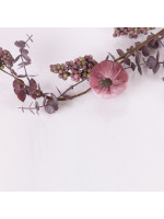 ΚΛΑΔΑ ΜΕ ΡΟΖ ΒΕΛΟΥΔΙΝΕΣ ΚΟΛΟΚΥΘΕΣ ΚΑΙ ΜΠΟΡΝΤΟ BERRIES, 120cm