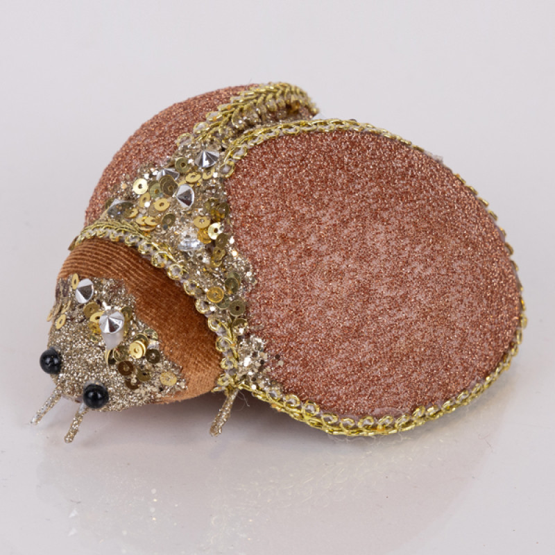 ΠΑΣΧΑΛΙΤΣΑ ΡΟΖ ΜΕ ΧΡΥΣΑ ΔΙΑΚΟΣΜΗΤΙΚΑ, 5x9Χ13cm