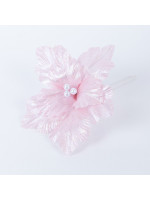 ΜΑΝΩΛΙΑ, ΡΟΖ ΙΡΙΔΙΖΟΥΣΑ, ΜΕ ΛΕΥΚΕΣ ΠΕΡΛΕΣ, 23x15cm