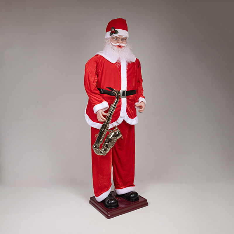ΑΓΙΟΣ ΒΑΣΙΛΗΣ ΜΕ ΣΑΞΟΦΩΝΟ, ΜΕ ΜΟΥΣΙΚΗ ΚΑΙ ΚΙΝΗΣΗ, 180cm