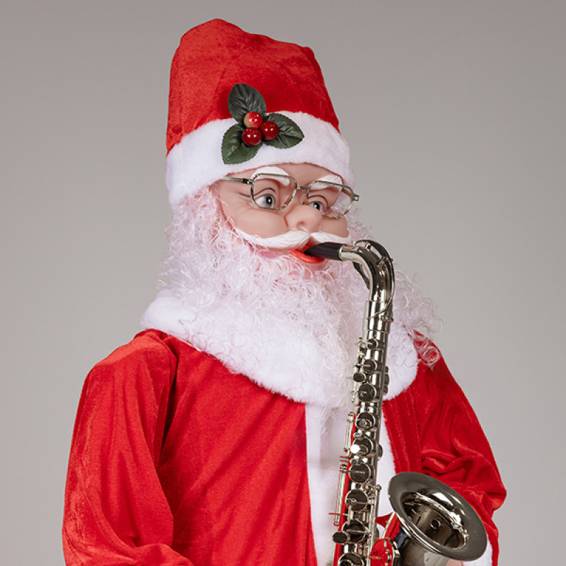 ΑΓΙΟΣ ΒΑΣΙΛΗΣ ΜΕ ΣΑΞΟΦΩΝΟ, ΜΕ ΜΟΥΣΙΚΗ ΚΑΙ ΚΙΝΗΣΗ, 150cm