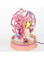 ΡΟΔΑ ΛΟΥΝΑ ΠΑΡΚ, ΡΟΖ, ΜΕ ΜΕΤΑΣΧΗΜΑΤΙΣΤΗ, ΜΕ ΜΟΥΣΙΚΗ ΚΑΙ ΚΙΝΗΣΗ, 18x18x23,5cm