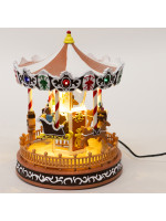 ΚΑΡΟΥΖΕΛ ΜΕ ΖΩΑΚΙΑ, CANDY, ΜΕ ΜΕΤΑΣΧΗΜΑΤΙΣΤΗ, ΜΕ ΜΟΥΣΙΚΗ ΚΑΙ ΚΙΝΗΣΗ, 18.5x18.5x23cm