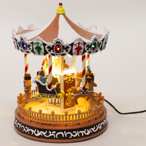 ΚΑΡΟΥΖΕΛ ΜΕ ΖΩΑΚΙΑ, CANDY, ΜΕ ΜΕΤΑΣΧΗΜΑΤΙΣΤΗ, ΜΕ ΜΟΥΣΙΚΗ ΚΑΙ ΚΙΝΗΣΗ, 18.5x18.5x23cm