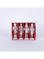 ΚΑΡΥΟΘΡΑΥΣΤΕΣ, ΧΡΥΣΟ ΛΕΥΚΟ, ΣΕΤ 4ΤΜΧ, 12,5cm