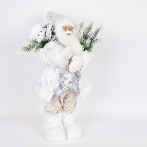 ΑΗ ΒΑΣΙΛΗΣ ΜΕ ΛΕΥΚA ΓΟΥΝΙΝΑ ΡΟΥΧΑ, 60cm