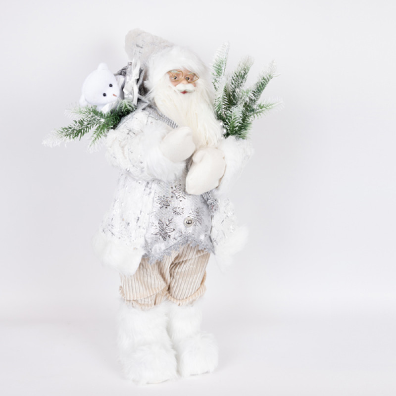 ΑΗ ΒΑΣΙΛΗΣ ΜΕ ΛΕΥΚA ΓΟΥΝΙΝΑ ΡΟΥΧΑ, 60cm