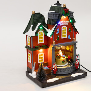 ΣΠΙΤΙ ΑΗ ΒΑΣΙΛΗ ΦΩΤΙΖΟΜΕΝΟ, ΜΟΥΣΙΚΗ ΚΑΙ ΚΙΝΗΣΗ, ΜΕ ΜΕΤΑΣΧΗΜΑΤΙΣΤΗ, 18,1Χ12,7Χ26,5cm