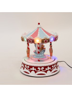 ΚΑΡΟΥΖΕΛ ΣΕ ΠΑΛ ΧΡΩΜΑΤΑ, ΜΟΥΣΙΚΗ ΚΑΙ ΚΙΝΗΣΗ, ΜΕ ΜΕΤΑΣΧΗΜΑΤΙΣΤΗ, 18,9Χ18,9Χ22,2cm