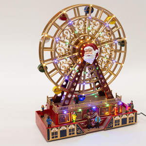 ΡΟΔΑ ΦΩΤΙΖΟΜΕΝΗ ΜΕ ΑΗ ΒΑΣΙΛΗ, ΜΟΥΣΙΚΗ ΚΑΙ ΚΙΝΗΣΗ, 38Χ17Χ48cm