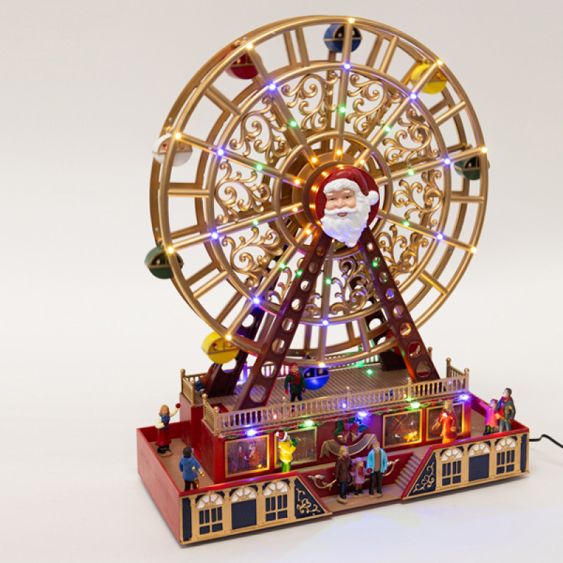 ΡΟΔΑ ΦΩΤΙΖΟΜΕΝΗ ΜΕ ΑΗ ΒΑΣΙΛΗ, ΜΟΥΣΙΚΗ ΚΑΙ ΚΙΝΗΣΗ, 38Χ17Χ48cm