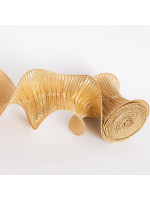 ΚΟΡΔΕΛΑ ΣΠΙΡΑΛ, ΧΡΥΣΟ ΜΕΤΑΛΛΙΚΟ, 500x12cm