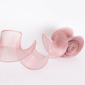 ΚΟΡΔΕΛΑ ΣΠΙΡΑΛ, ΡΟΖ ΜΕΤΑΛΛΙΚΟ, 500x12cm