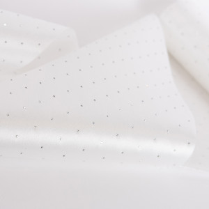 ΡΑΝΝΕΡ, ΛΕΥΚΟ ΜΕ ΚΡΥΣΤΑΛΛΑΚΙΑ, 28cmx2.7m