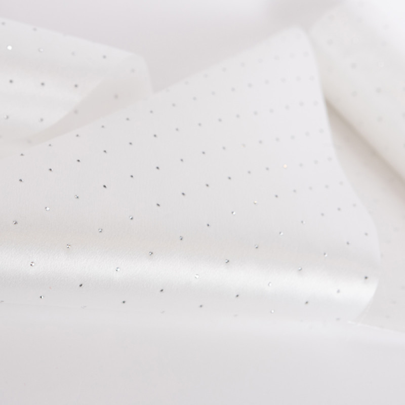 ΡΑΝΝΕΡ, ΛΕΥΚΟ ΜΕ ΚΡΥΣΤΑΛΛΑΚΙΑ, 28cmx2.7m