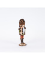 ΣΤΡΑΤΙΩΤΗΣ ΜΕ ΚΟΥΚΟΥΝΑΡΙ, ΠΡΑΣΙΝΟΣ-ΚΟΚΚΙΝΟΣ, 20,50cm