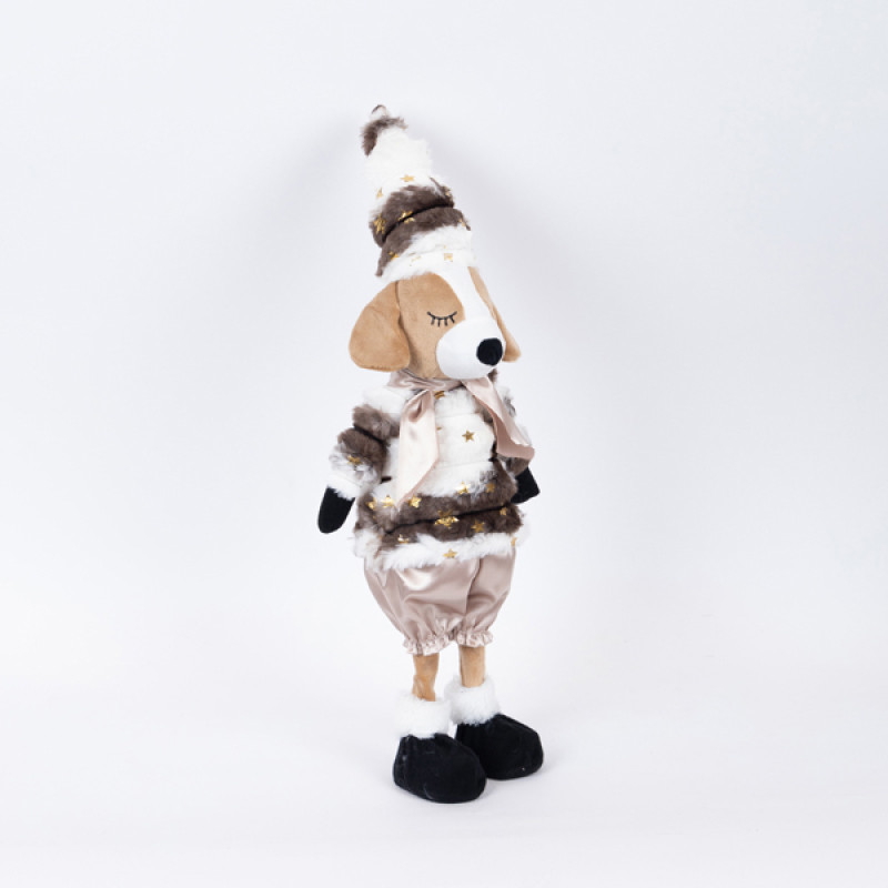 ΣΚΥΛΑΚΙ ΑΓΟΡΑΚΙ, ΜΕ ΚΑΦΕ ΡΟΥΧΑ, 53cm