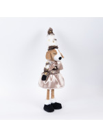 ΣΚΥΛΑΚΙ ΚΟΡΙΤΣΑΚΙ, ΜΕ ΚΑΦΕ ΡΟΥΧΑ, 53cm