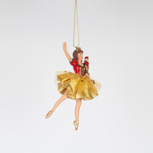 ΜΠΑΛΑΡΙΝΑ ΜΕ ΚΑΡΥΟΘΡΑΥΣΤΗ ΚΑΙ ΧΡΥΣΗ ΦΟΥΣΤΑ, 13cm