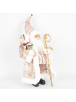 ΑΓΙΟΣ ΒΑΣΙΛΗΣ ΜΕ ΡΟΖ ΠΛΟΥΜΙΣΤΑ ΡΟΥΧΑ, 45.7cm