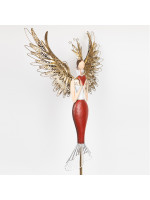 ΜΕΤΑΛΛΙΚΗ ΠΡΙΓΚΙΠΙΣΣΑ ΜΕ ΚΟΚΚΙΝΗ ΚΑΡΔΙΑ, 90.17cm