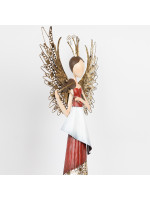 ΜΕΤΑΛΛΙΚΗ ΠΡΙΓΚΙΠΙΣΣΑ ΜΕ ΒΙΟΛΙ, 77.47cm