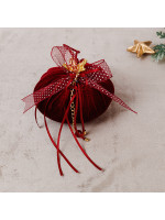 ΡΟΔΙ, ΒΕΛΟΥΔΙΝΟ, ΜΠΟΡΝΤΟ, ΜΕ ΧΡΥΣΟ ΑΣΤΕΡΑΚΙ, 10cm