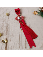 ΚΡΕΜΑΣΤΟ ΓΟΥΡΙ, ΜΠΟΡΝΤΟ, ΜΕ ΒΕΛΟΥΔΙΝΗ ΚΟΡΔΕΛΑ ΚΑΙ ΜΑΤΙ, 35cm