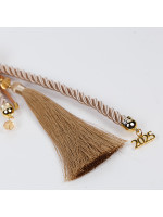 ΚΡΕΜΑΣΤΟ ΓΟΥΡΙ, ΜΠΕΖ, ΜΕ ΧΡΥΣΕΣ ΛΕΠΤΟΜΕΡΕΙΕΣ ΚΑΙ ΜΑΤΙ, 38cm