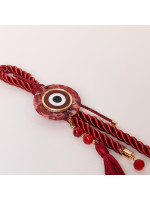 ΚΡΕΜΑΣΤΟ ΓΟΥΡΙ, ΚΟΚΚΙΝΟ, ΜΕ ΧΡΥΣΕΣ ΛΕΠΤΟΜΕΡΕΙΕΣ ΚΑΙ ΜΑΤΙ, 38cm