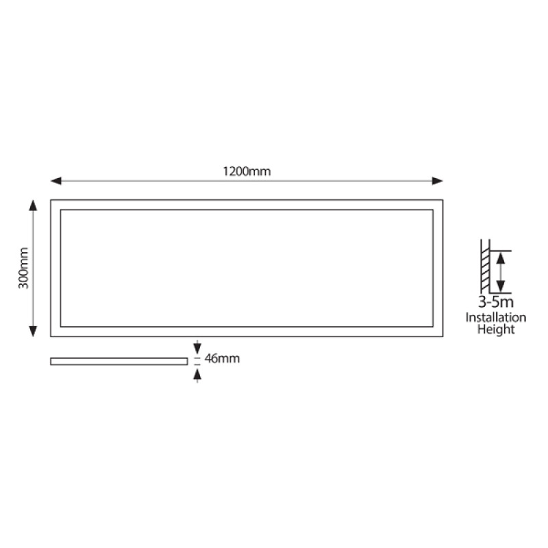 ΦΩΤΙΣΤΙΚΟ ΧΩΝΕΥΤΟ BACKLIT UGR19 36W 220-240V 4000Κ 120X30 ΛΕΥΚΟ PLUS