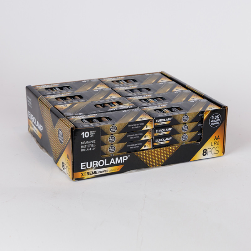 ΜΠΑΤΑΡΙΑ EXTREME AA (LR6) 8τμχ 1,5V Paper Display