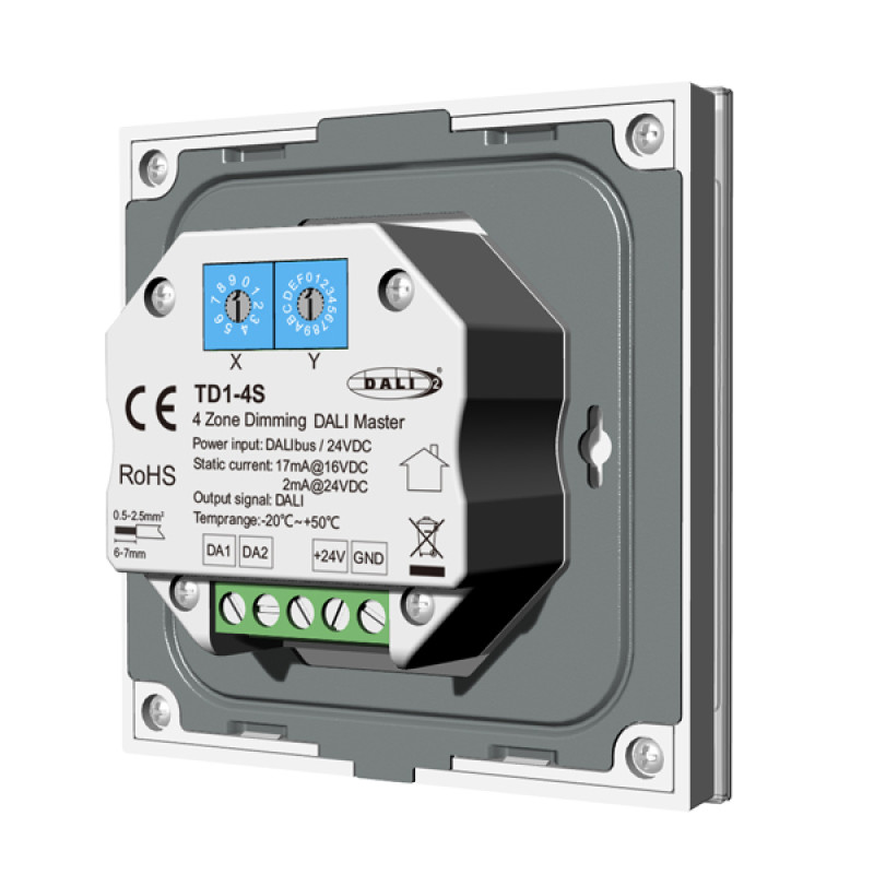 DALI MASTER ΧΩΝΕΥΤΟ ''TD1-4S'' 4 ΔΙΑΔΡΟΜΕΣ ΜΟΝΟΧΡΩΝΟ RF